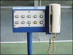 車種選択ボタンと再検申告ボタンの写真