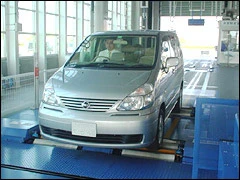 スピードメータ検査の写真