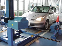 ヘッドライト検査の写真