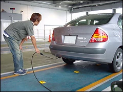 プローブ挿入時の写真